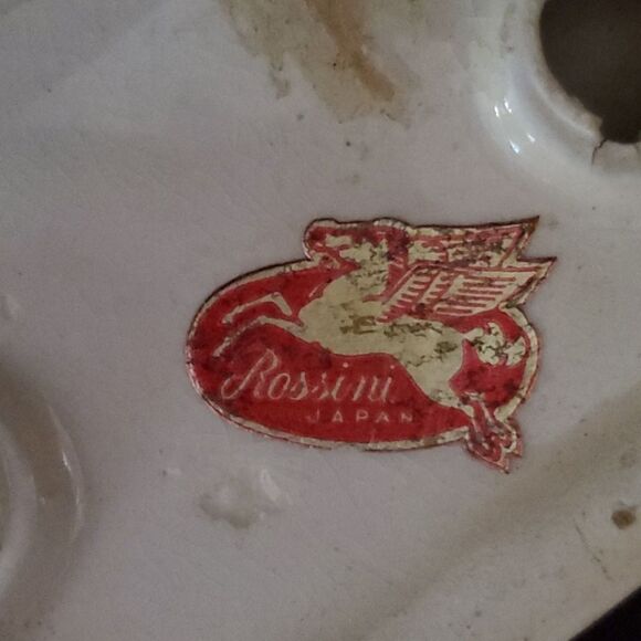 Rossini Girl Artist Porcelain Figurine Japan - Picture 6 of 6